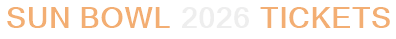 Sun Bowl 2026 Tickets